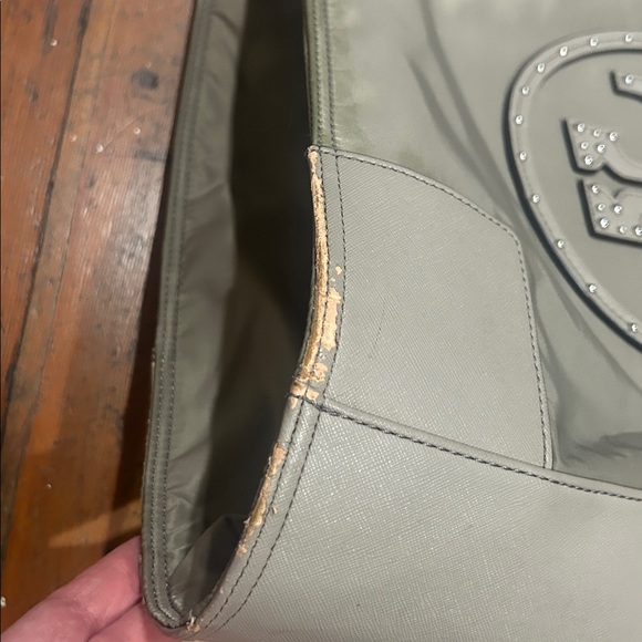 Tory Burch Taupe Ella Tote Bag - Picture 5 of 14